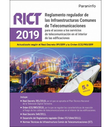 REGLAMENTO REGULADOR DE LAS INFRAESTRUCTURAS COMUNES RICT 5 EDICION
