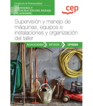 MANUAL SUPERVISION Y MANEJO DE MAQUINAS EQUIPOS E INSTALACIONES Y ORGA