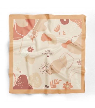 PAÑUELO 90x90 ERES MARAVILLOSA