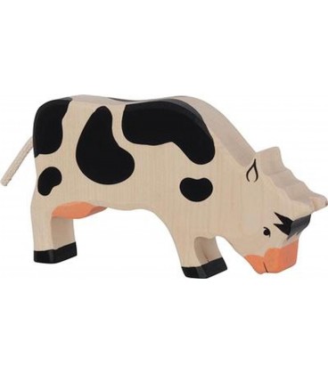 VACA PASTANDO NEGRO
