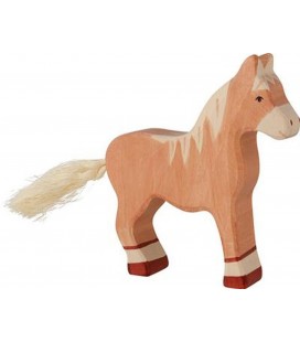 CABALLO PARADO MARRON CLARO