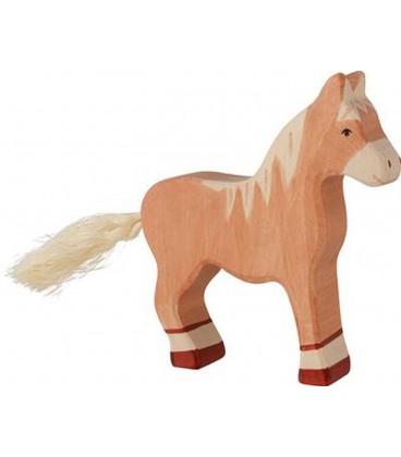 CABALLO PARADO MARRON CLARO