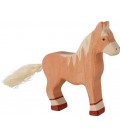 CABALLO PARADO MARRON CLARO