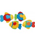 ALEGRES PECES CON PAPEL CREPITANTE