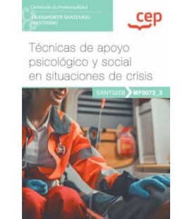 MANUAL TECNICAS DE APOYO PSICOLOGICO Y SOCIAL EN SITUACIONES DE CRISIS