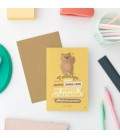 POSTAL SQUISHY - CONMIGO TIENES SIEMPRE BARRA LIBRE DE MIMOS Y ACHUCH