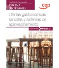 MANUAL OFERTAS GASTRONOMICAS SENCILLAS Y SISTEMAS DE APROVISIONAMIENTO