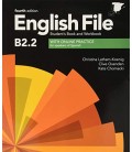 ENGLISH FILE B2.2 STUDENTS BOOK AND WORKBOOK WITHOUT KEY PACK