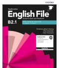 ENGLISH FILE B2.1 STUDENTS + WORKBOOK WITHOUT KEY PACK 4 EDICION