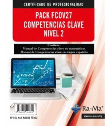PACK - FCOV27 COMPETENCIAS CLAVE NIVEL 2 PARA CERTIFICADOS DE PROFESIO