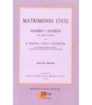 MATRIMONIO CIVIL O SACRAMENTO Y CONCUBINATO NOVELA ORIGINAL DE COSTUMB