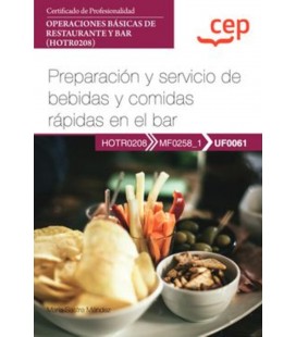 MANUAL PREPARACION Y SERVICIO DE BEBIDAS Y COMIDAS RAPIDAS EN EL BAR C