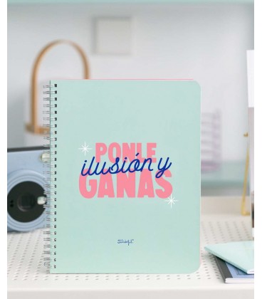 LIBRETA A5 PONLE ILUSION Y GANAS