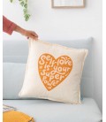 COJIN NARANJA SELF LOVE IS YOUR SUPERPOWER
