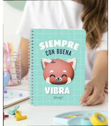 LIBRETA SIEMPRE CON BUENA VIBRA