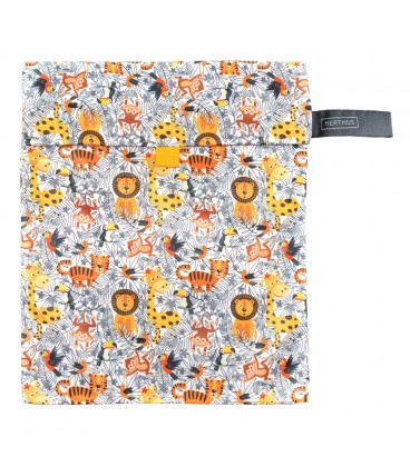 BOLSA MERIENDA TERMICA VELCRO LEONES