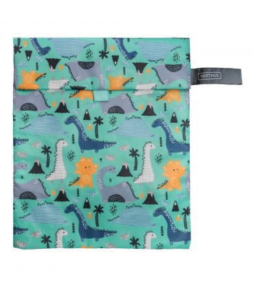 BOLSA MERIENDA TERMICA VELCRO DINOS