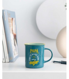 TAZA PAPA COMO TU NO HAY NADIE ERES EL MEJOR