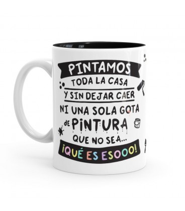 TAZA MINIMAL PINTAMOS TODA LA CASA