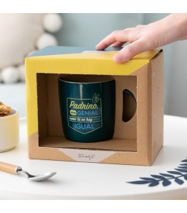 TAZA PADRINO ERES GENIAL COMO TU NO HAY OTRO IGUAL