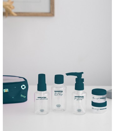 NECESER DE VIAJE CON ENVASES TRAVELLING LOOKS GOOD ON YOU