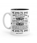 TAZA MINIMAL ME AMO MAFE WALKER