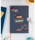 DIARIO CON CANDADO TODO LO QUE QUIERO RECORDAR