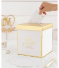 CAJA CON TARJETAS PARA FIRMAS DE BODAS DESEOS Y RECUERDOS DE UN DIA IN
