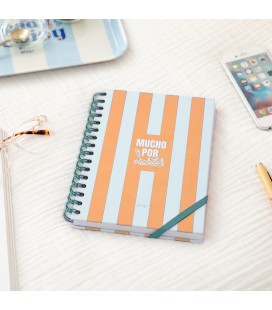 LIBRETA A5 NARANJA MUCHO POR ESCRIBIR