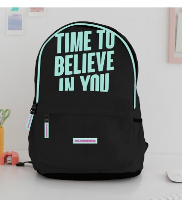 MOCHILA MINT TIME TO BELIEVE IN YOU