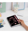 LIBRETA A5 UNICORNIO NEGRA YOU ARE FANTASTIC