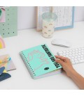 LIBRETA A4 UNICORNIO MINT YOU ARE FANTASTIC