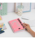 LIBRETA A4 UNICORNIO ROSA YOU ARE FANTASTIC