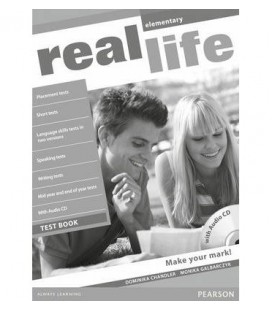 REAL LIFE GLOBAL ELEMENTARY TEST BOOK & TEST AUDIO CD PACK