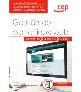MANUAL GESTION DE CONTENIDOS WEB CERTIFICADOS DE PROFESIONALIDAD GESTI