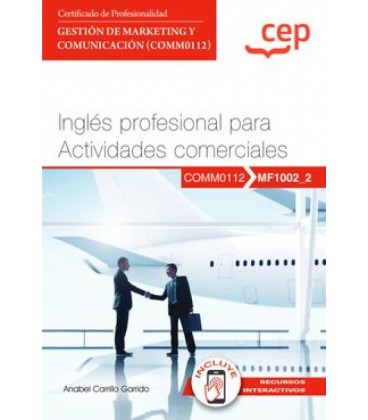 MANUAL INGLES PROFESIONAL PARA ACTIVIDADES COMERCIALES CERTIFICADOS DE