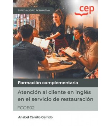 MANUAL ATENCION AL CLIENTE EN INGLES EN EL SERVICIO DE RESTAURACION