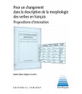 POR UN CHANGEMENT DANS LA DESCRIPTION DE LA MORPHOLOGIE DES VERBES