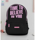 MOCHILA ROSA TIME TO BELIEVE IN YOU