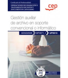GESTION AUXILIAR DE ARCHIVO EN SOPORTE CONVENCIONAL O INFORMATICO OPER