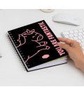 LIBRETA A5 UNICORNIO NEGRA YOU ARE FANTASTIC