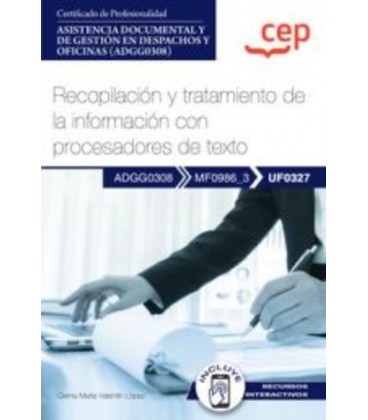 MANUAL RECOPILACION Y TRATAMIENTO DE LA INFORMACION CON PROCESADORES T