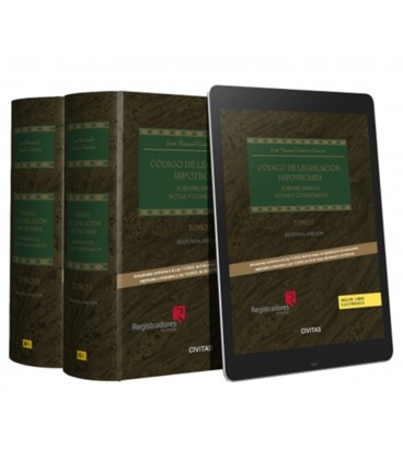 CODIGO DE LEGISLACION HIPOTECARIA TOMO I Y II EDICION REGISTRADORES