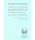 SOBRE EL TEATRO DE MARIONETAS Y OTROS ENSAYOS DE ARTE Y FIL