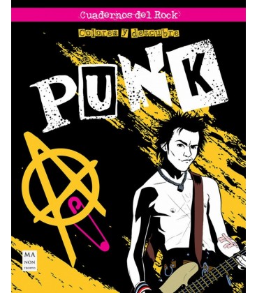 COLOREA Y DESCUBRE PUNK