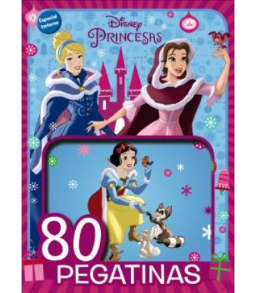 PRINCESAS DISNEY-ESPECIAL INVIERNO. 80 PEGATINAS DISNEY