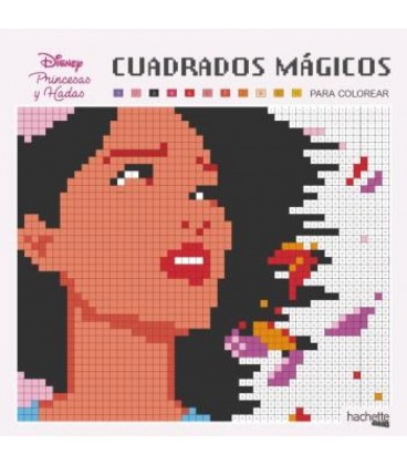 CUADRADOS MAGICOS PARA COLOREAR HADAS Y PRINCESAS DISNEY