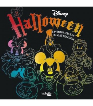 HALLOWEEN DISNEY. 6 DIBUJOS MAGICOS: RASCA Y DESCUBRE
