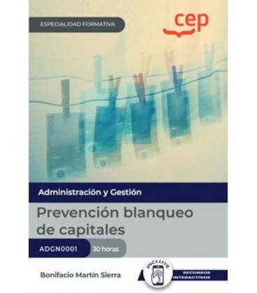 MANUAL PREVENCION BLANQUEO DE CAPITALES ESPECIALIDADES FORMATIVAS