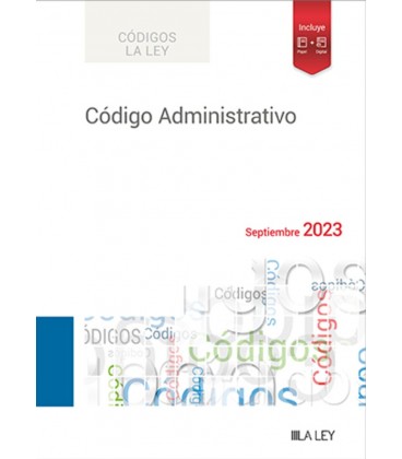 CODIGO ADMINISTRATIVO SEPTIEMBRE 2023